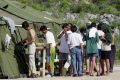 A refugee camp on the island of Nauru in 2001. "People in our region who have fled danger, need protection and a chance ...