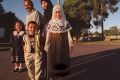 A Muslim family in Cobram, Victoria. 