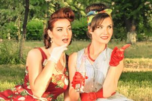 Dressing up in retro garb is part of the fun at the Vintage Cricket Day Picnic, part of the Sydney Fringe Festival.