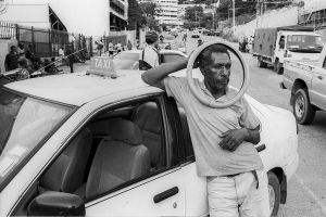 Taxi Driver, 2015, from the series Second Contact: photographs from Port Moresby, 2015, digital print from 35mm film.