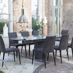 'Lucci' Extension Dining table, 'Calvino' Dining chair - Kitchen & Dining Furniture