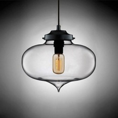 Industrial Minaret Modern Pendant Light - Clear - Pendant Lighting