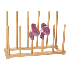 Wooden Boot Rack - Wardrobe Storage