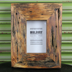 6" x 4" Chunky Oiled Recycled Timber Custom Picture Frame - Picture Frames