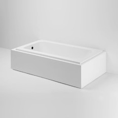 Minna Drop In / Undermount Rectangular Bathtub Cast Iron - Baths