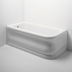 Empire Left Corner Rectangular Composite Bathtub - Baths