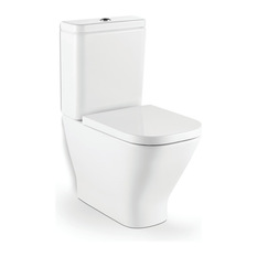 Roca The Gap Rimless Back to Wall Toilet Suite - Toilets