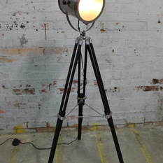 Vintage Industrial Tripod Floor Lamp Collection - Floor Lamps