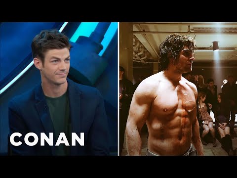 Stephen Amell Is So Buff, He Intimidated Grant Gustin  - CONAN on TBS