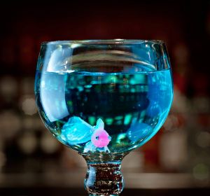 Blue Lagoon cocktail from The Underground Experiment. To be used for upcoming column by Michael Harden. Please credit ...