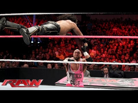 Ryback vs. Seth Rollins: Raw, October 19, 2015