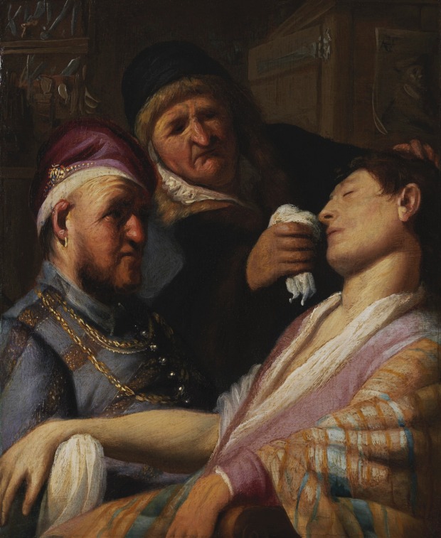 The Unconscious Patient, Rembrandt's painting on the sense of smell.