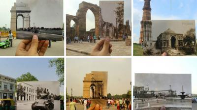  Most cities go through several changes after a period of time. In the case of Delhi, this holds true even for its heritage landmarks. Photographer Yuvraj Khanna does a good job of capturing the contrasts between the past and present in the city. (Photo: Instagram/ @yuv.sees)