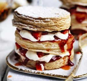 Adam Liaw's Strawberry Millefeuille