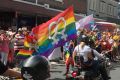 Brisbane Pride Festival march 2016 in Fortitude Valley.?