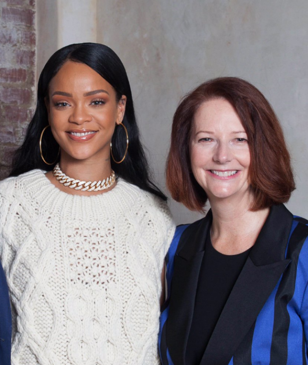 Julia Gillard and Rihanna team up for a global education campaign. 