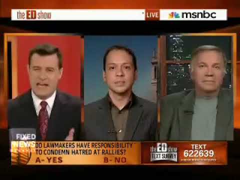 Tom Tancredo WALKS OFF The Set of MSNBC