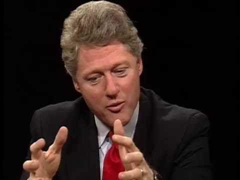 Gov. Bill Clinton interview on Charlie Rose (1992)