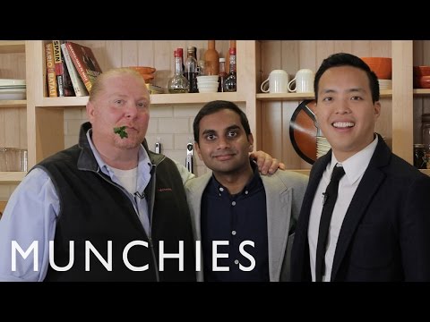 MUNCHIES Presents: Master of Lunch with Mario Batali and Aziz Ansari + Alan Yang