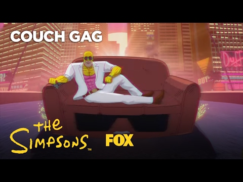 THE SIMPSONS | LA-Z Rider Couch Gag from Guest Animator Steve Cutts | ANIMATION on FOX