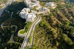 The Getty Center in the Los Angeles neighborhood of Brentwood. The Getty Center is one of two branches of the J. Paul ...