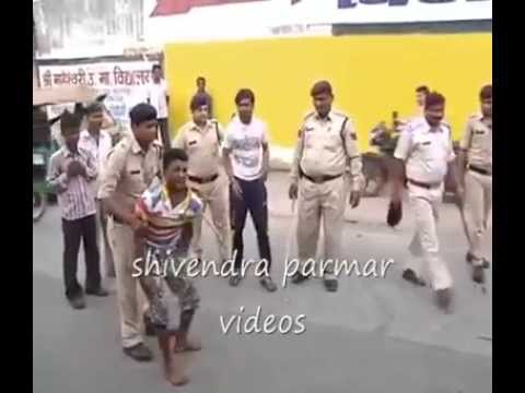 Eve Teasing Caught On Camera - Indian Police beating criminals like a boss