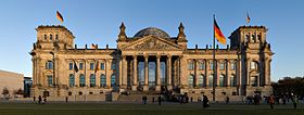 Reichstag building Berlin view from west before sunset.jpg