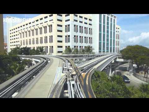 Metro Mover Miami - a downtown trip