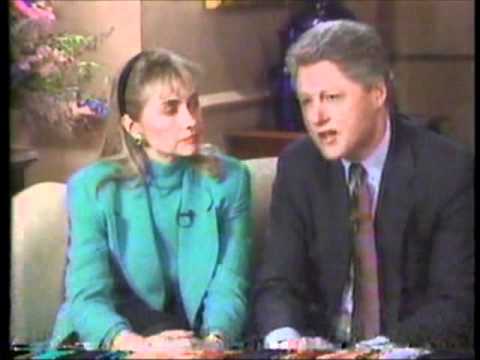 Clinton on Flowers '92