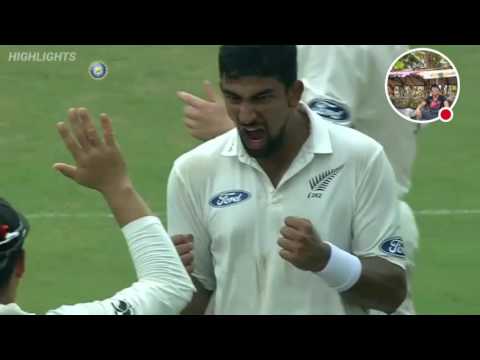 India Vs New Zealand test match day 1 Highlights Live