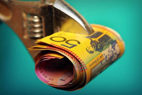 Feeling the squeeze: Australian households have the highest debts in the world, new figures show.