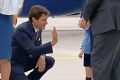 Trudeau and Prince George on September 24 in Canada.