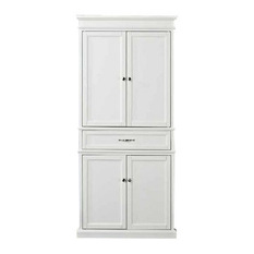 Crosley - Parsons Pantry in White - Pantry Cabinets