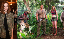 'Jumanji' geht weiter und das Netz diskutiert über dieses Outfit der Hauptdarstellerin