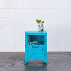Buy Carlos Bedside Tables/Side Table, Blue - Nightstands And Bedside Tables