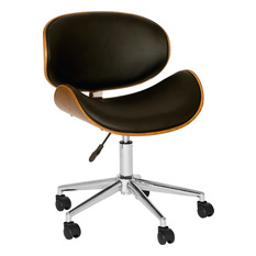 Armen Living - Daphne Office Chair, Black - Office Chairs