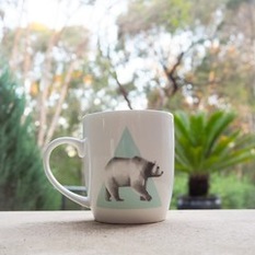 Triangle Bear Mugs - Mugs