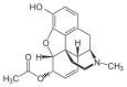 Chemical structure of 6-MAM.