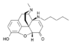 Chemical structure of Pentamorphone.