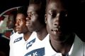 AFL Academy new inductees Changuoth Jiath, Buku Khamis, Kwaby Boakye and Ajak Dang.