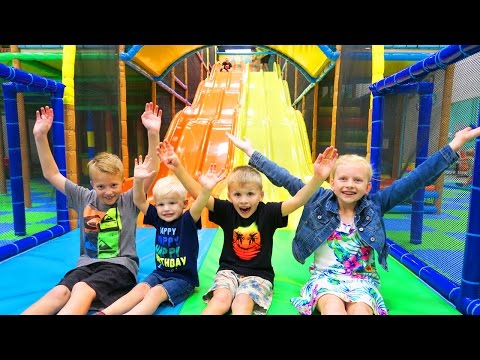 Indoor Play Center with HUGE FAST SLIDE!!