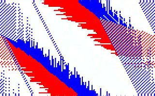 File:Biham-Middleton-Levine traffic model self-organized to a periodic intermediate phase.ogv