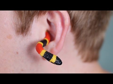 SNAKE IN EAR!