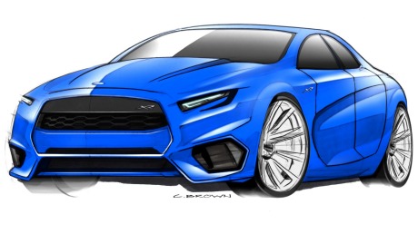 Drive's exclusive illustration of how the Ford Falcon could have looked in 2026.