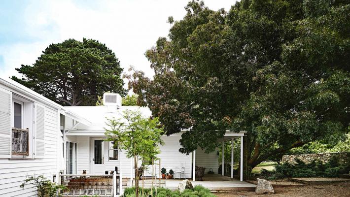 Natural-light filled farmhouse with beautiful gardens