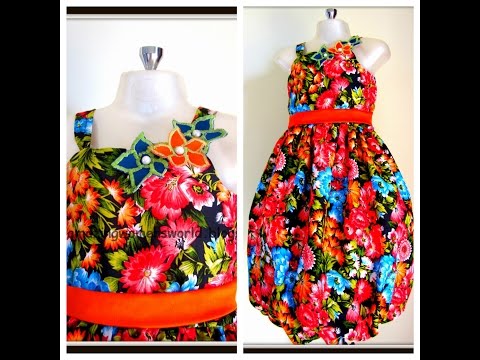 BALLOON FROCK - EASY MAKING- STEP BY STEP