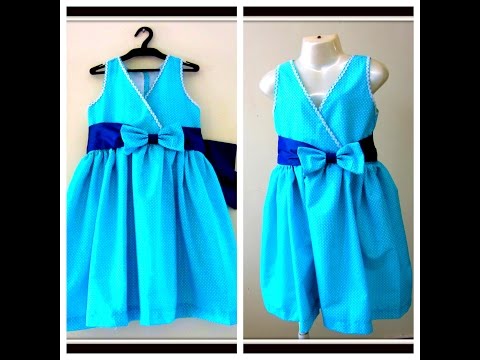 PRETTY FROCK FOR UR PRINCESS- EASY DRAFTING, CUTTING & SEWING