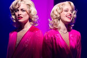 Laura Bunting and Kerrie Anne Greenland star as twins Daisy and Violet Hilton in the musical <i>Side Show</i>.