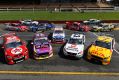 Supercars assembled  at Sandown Raceway on Friday ahead of the sport's first Retro Round at this weekend's Sandown 500. 