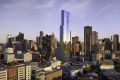 An artists impression of Hengyi's Swanston Central tower on the corner of Victoria and Bouverie streets in Carlton.